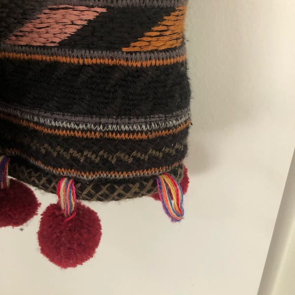 BIYA by Johnny Was Embroidered Zola Pom Pom Kimono Jacket XS (fits sizes 4-8) - Picture 5 of 9